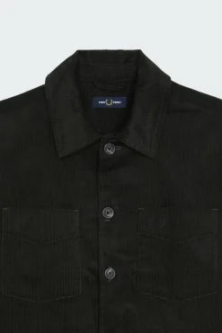 WAFFLE CORD OVERSHIRT - Surchemise | Vert