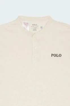 Waffle-Knit Henley Sleep Shirt - Haut de pyjama | Beige