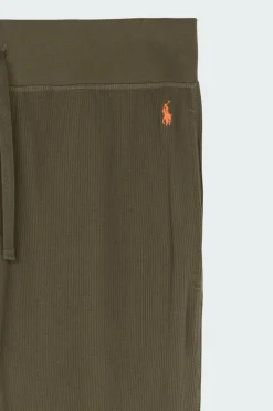 Waffle-Knit Sleep Jogger - Bas de pyjama | Kaki