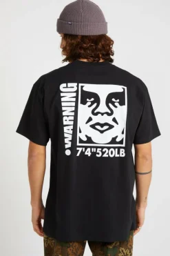 WARNING - T-shirt | Noir