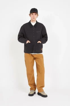 WASHED CANVAS - Veste | Noir