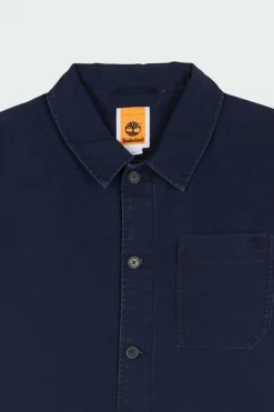 WASHED CANVAS CHORE - Veste | Bleu