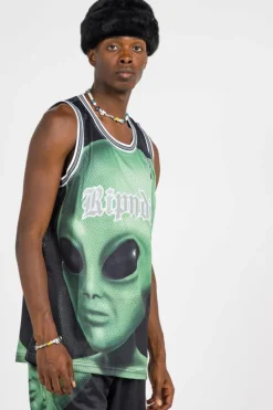 WE COME IN PEACE BASKETBALL JERSEY - Débardeur | Noir