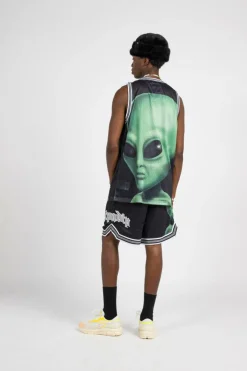 WE COME IN PEACE BASKETBALL JERSEY - Débardeur | Noir