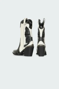 WEST BOOT MID - Santiags | Blanc