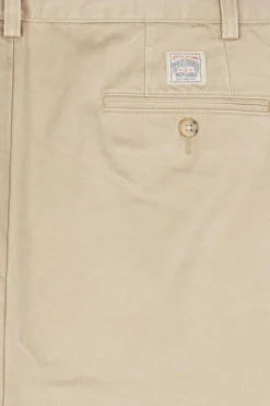 Whitman Relaxed Fit Pleated Chino Pant - Pantalon droit | Beige