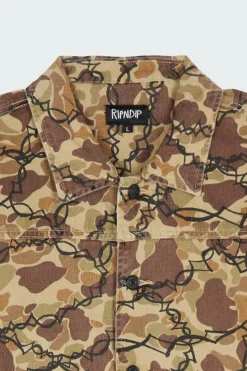 Wired Button Up Jacket - Veste | Kaki