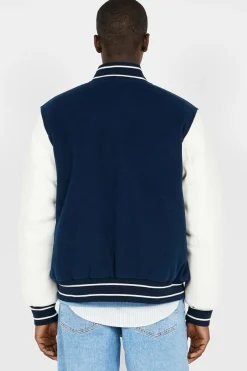 WOOL BLEND - Blouson | Bleu