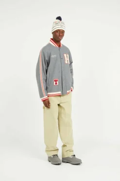 WOOL VARSITY - Bomber | Gris