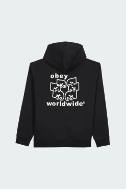 WORLDWIDE EYES - hoodie | Noir