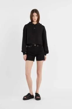 WOVEN LABEL - Hoodie | Noir