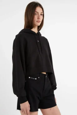 WOVEN LABEL - Hoodie | Noir