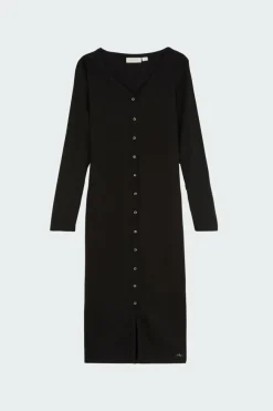 WOVEN LABEL - Robe | Noir