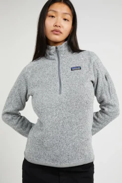 WS BETTER SW QUART - Polaire | Gris