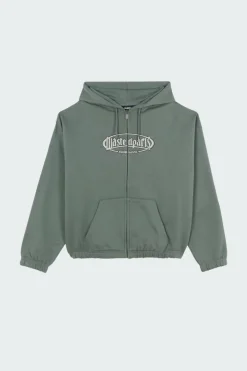 YARD BOXY ZIP HOODIE - Hoodie zippé | Vert