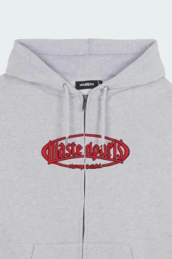 YARD BOXY ZIP HOODIE - Hoodie zippé | Gris