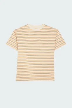 YARN DYE STRIPED - t-shirt | Beige