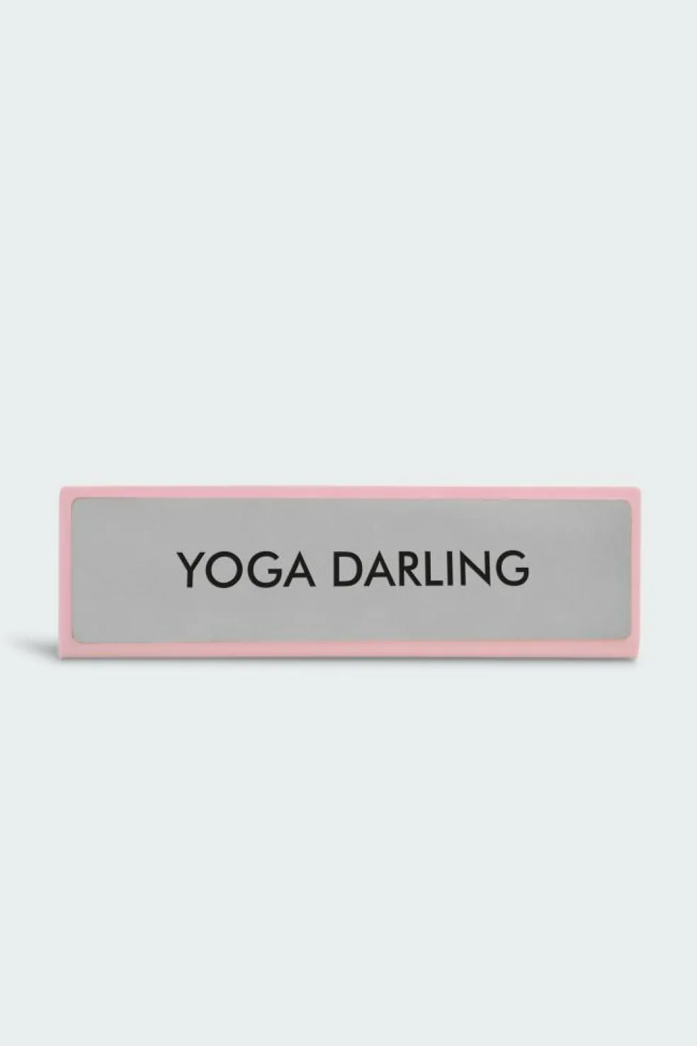 YOGA DARLING - Plaque de bureau | Gris