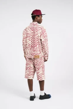 ZEBRA PRINT DENIM JACKET - Veste | Rose