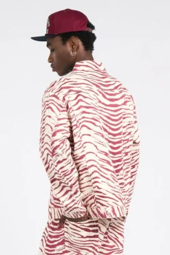 ZEBRA PRINT DENIM JACKET - Veste | Rose