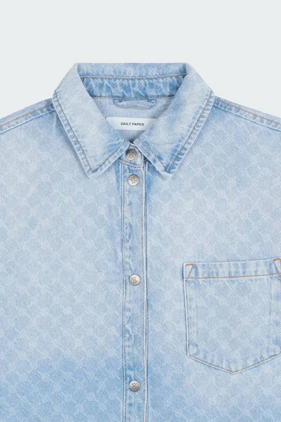 zella monogram denim - Chemise | Bleu