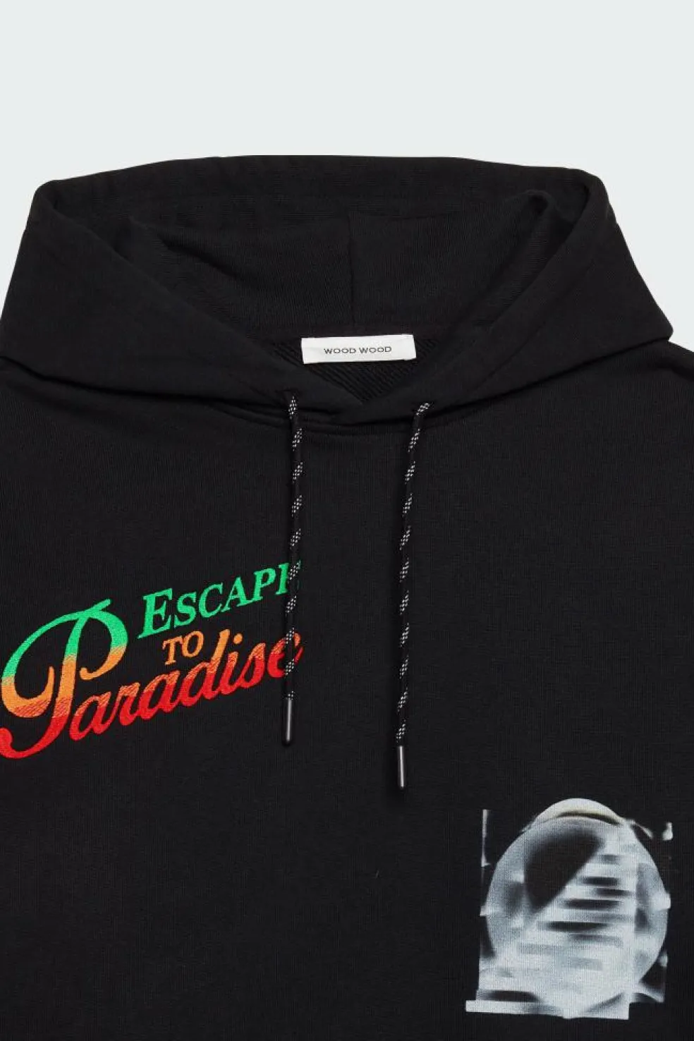 Zeus placement - hoodie | Noir