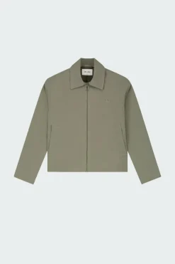 ZIPPED NYLON JACKET - Veste | Gris