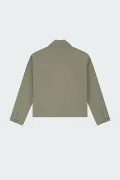 ZIPPED NYLON JACKET - Veste | Gris