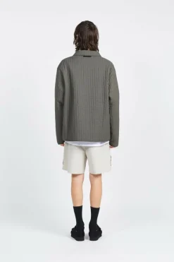 zyer quilted relaxed jacket - Veste | Vert